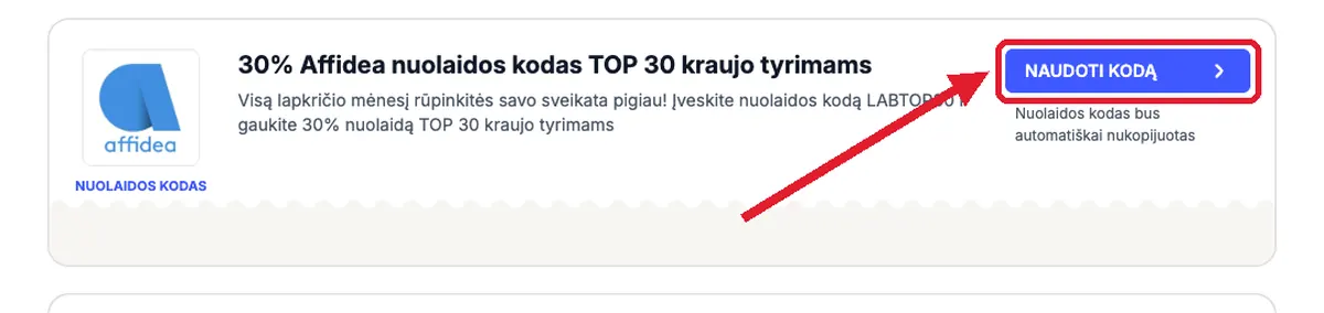 Nukopijuokite kodą GaukAkcija.lt