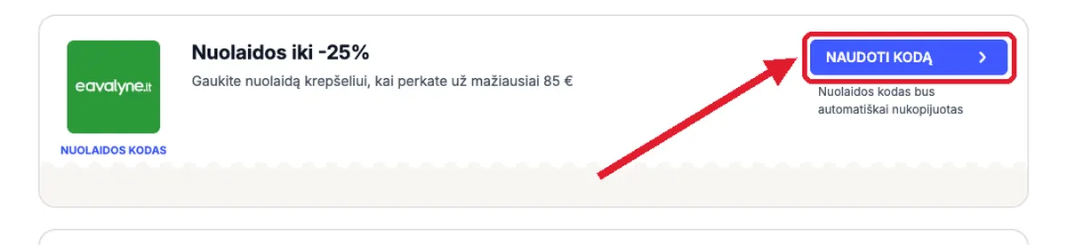 Nukopijuokite kodą GaukAkcija.lt